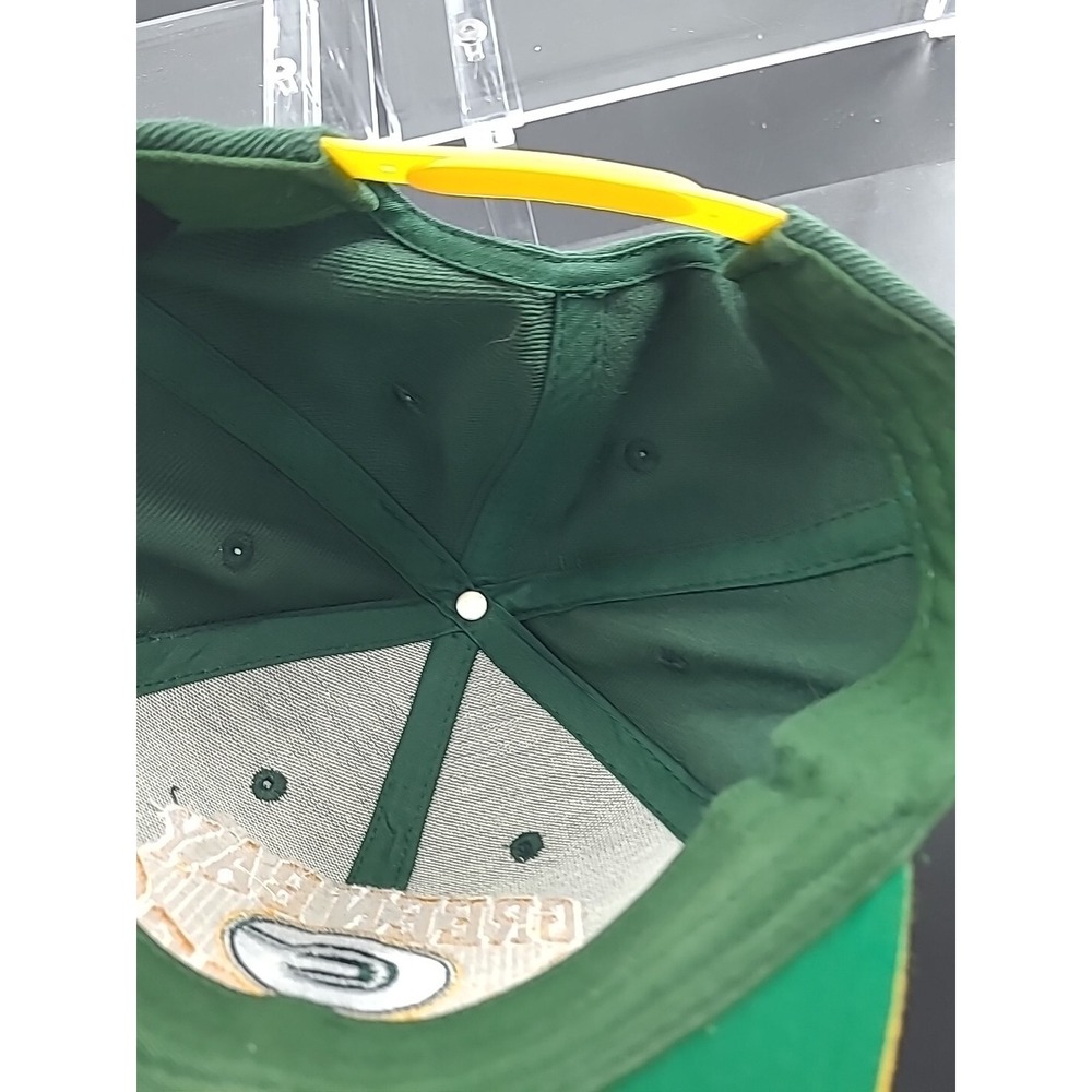 GREEN BAY PACKERS REEBOK 90S SNAPBACK HAT CAP VINTAGE Nfl One Size Fits All Rare - Picture 10 of 10